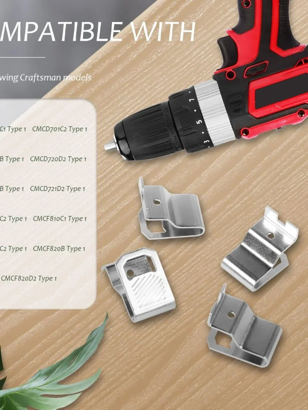 Replacement Craftsman N597001 Locking Clip for Cordless Impact Power Tool Access